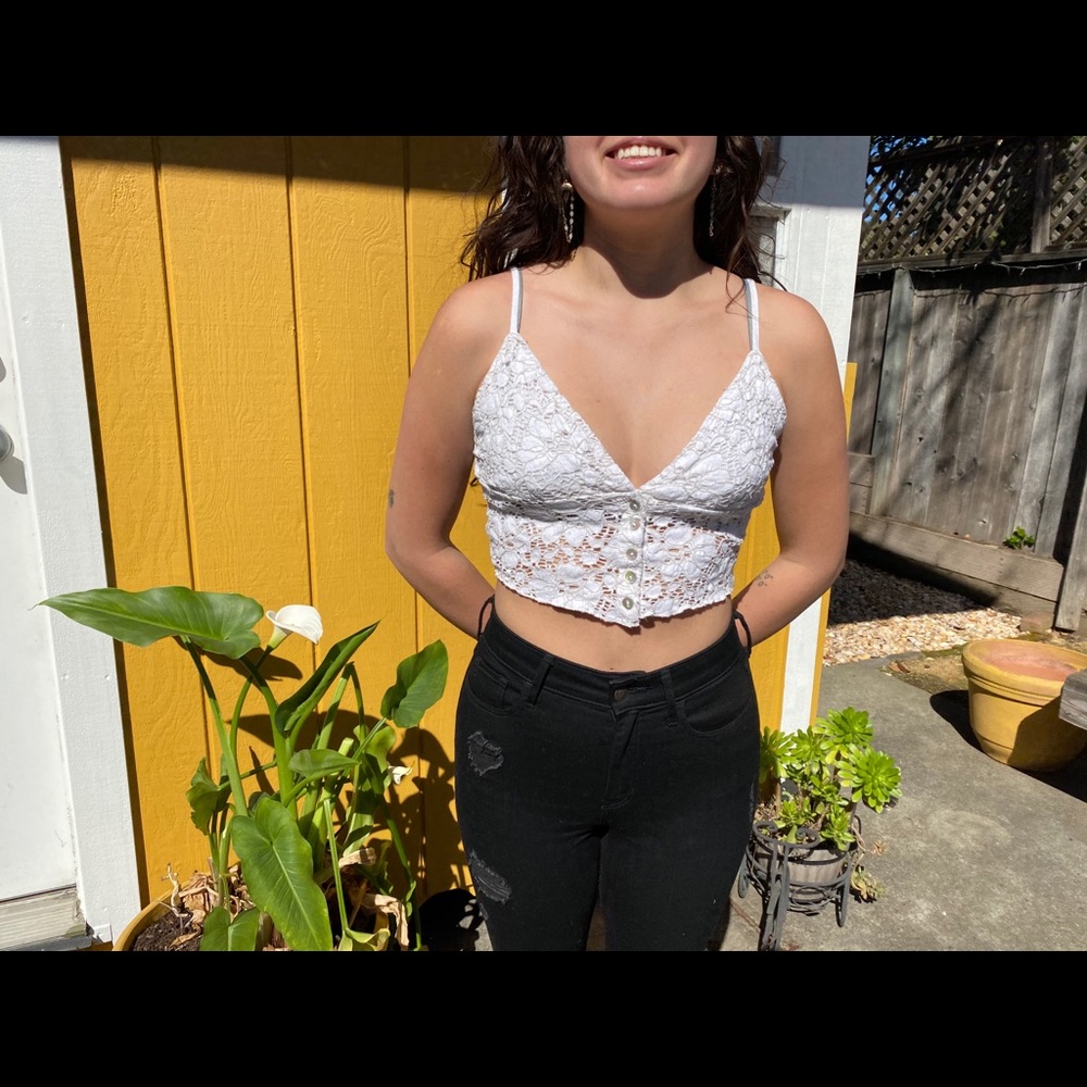 Urban Outfitters floral mini top